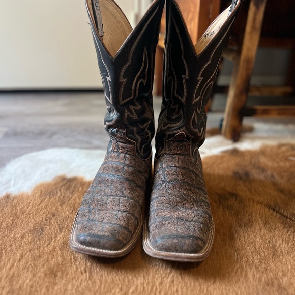 Men's Anderson Bean Elephant Hide Boots - Picture 3 of 6